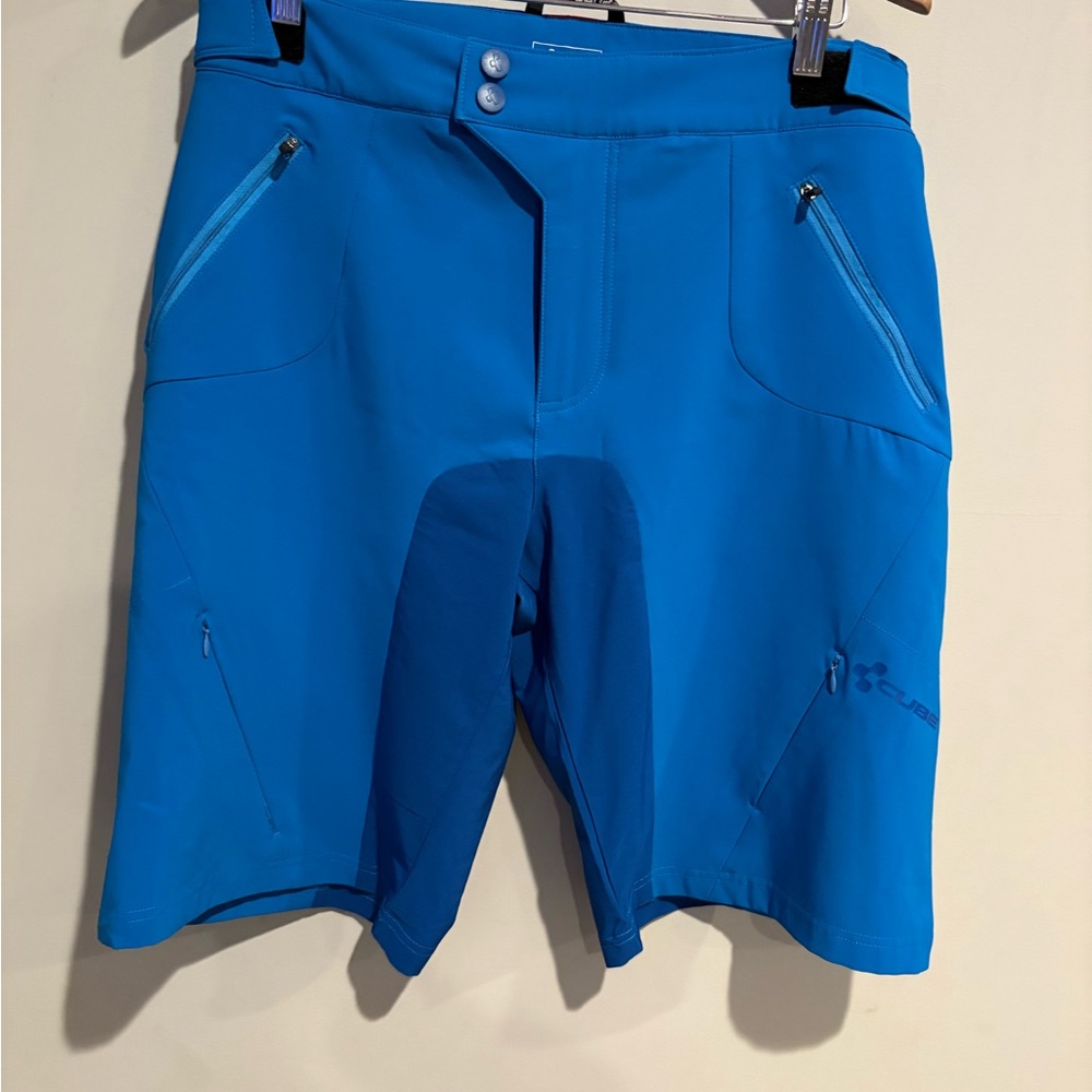 Cube Cycling Men's Athletic Shorts - Vibrant Blue